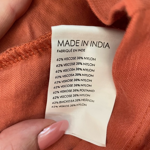 Club Monaco Coral (Tricot) Sleeveless Top, waist detail, size XS- NEW - Picture 4 of 5